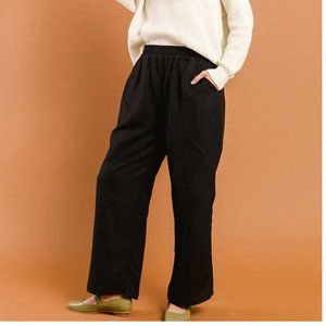*NWT* Tradlands Paloma Linen Pants in Black – Size XS